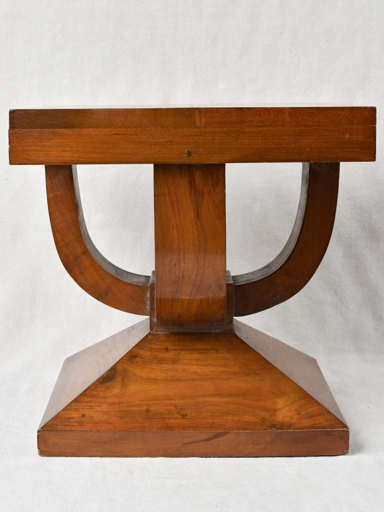 1940s wooden stool / pedestal - Modernist - 13¾"