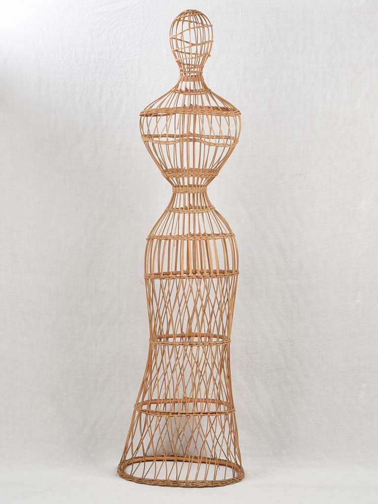 Dressmaker's Wicker mannequin - 1930s - 67"