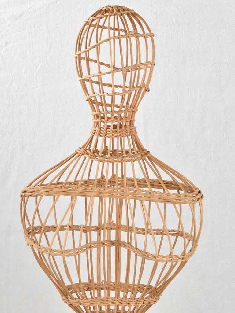 Dressmaker's Wicker mannequin - 1930s - 67"