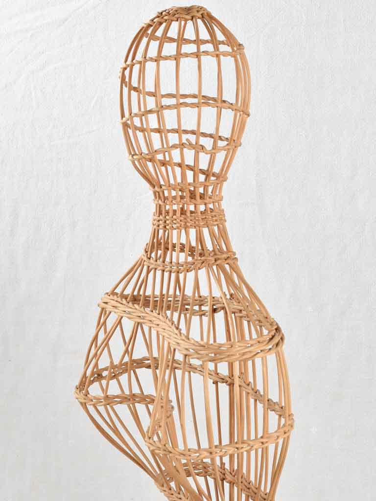 Dressmaker's Wicker mannequin - 1930s - 67"