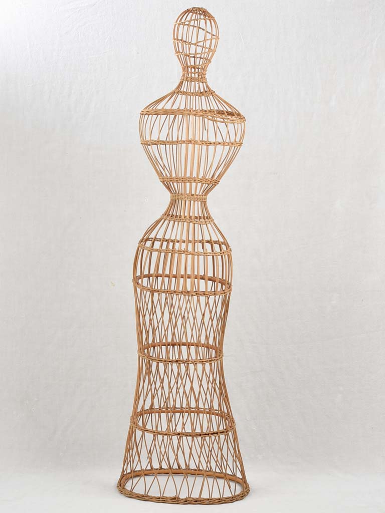 Dressmaker's Wicker mannequin - 1930s - 67"