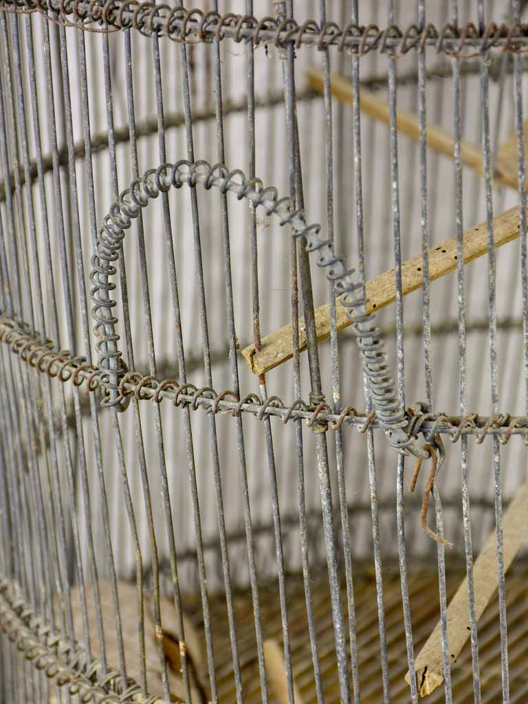 Antique French round birdcage