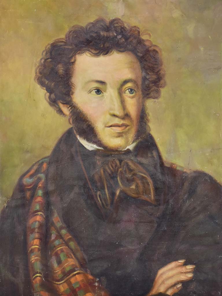 Vintage Kiprensky Alexander Pushkin Art Copy