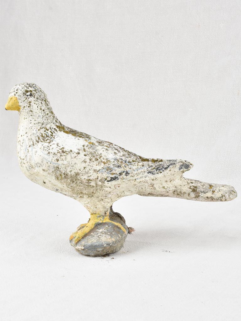 Vintage French sculpture of a pigeon