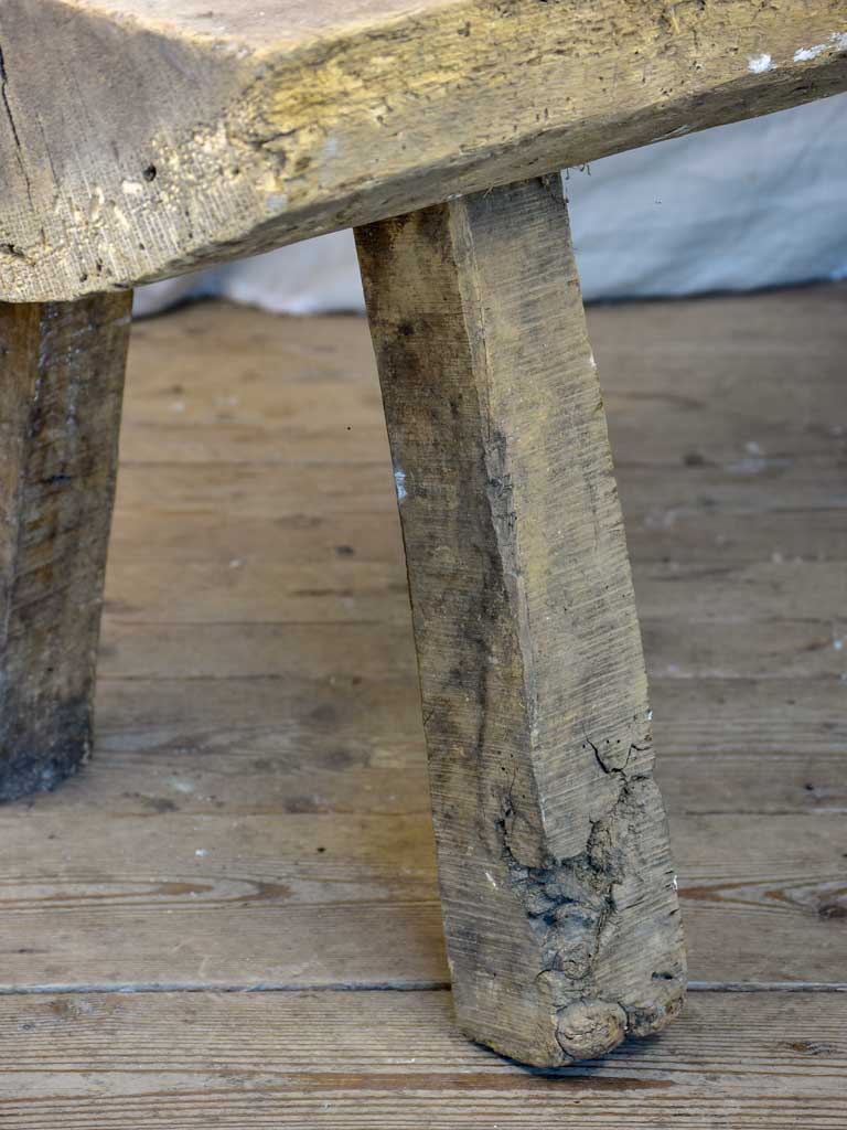 Primitive French coffee table - solid timber