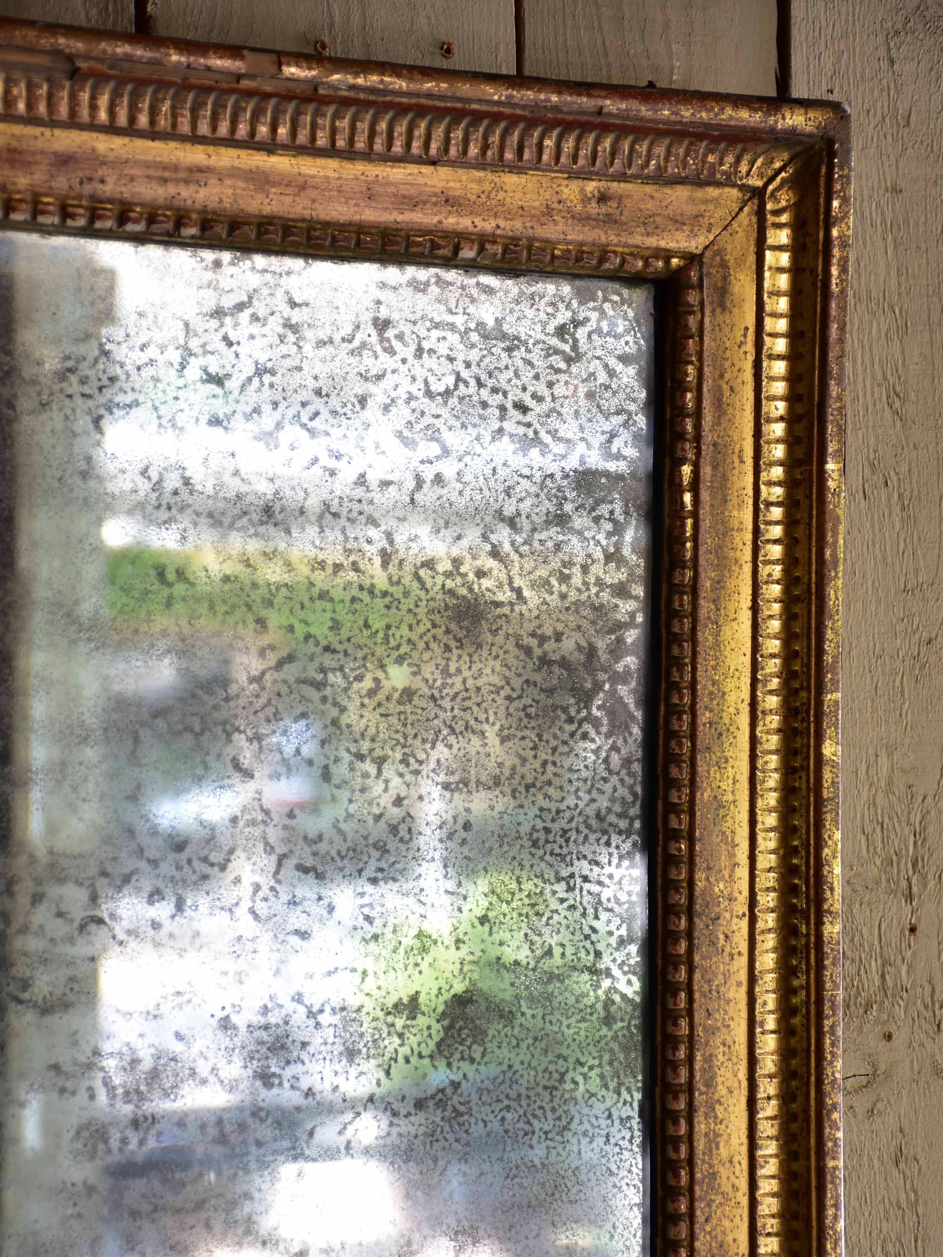 Mirror, Louis XVI, gilt wood, late-18th-century