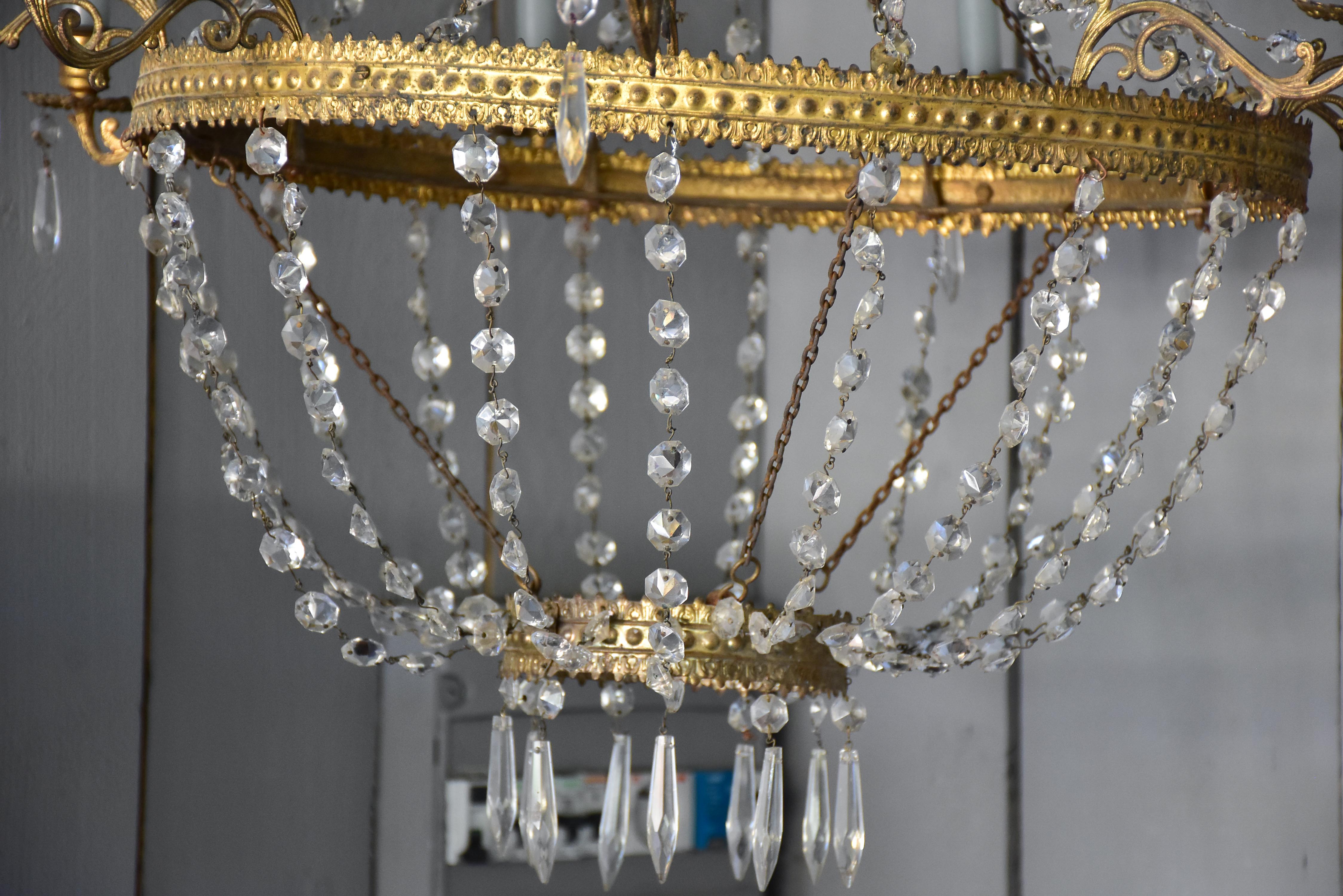 Large Italian Empire chandelier - early 19th century