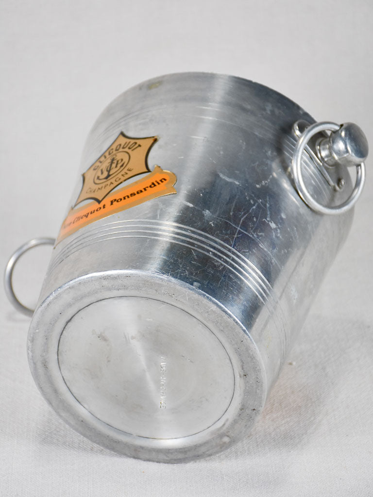 Vintage French ice bucket branded Veuve Cliquot