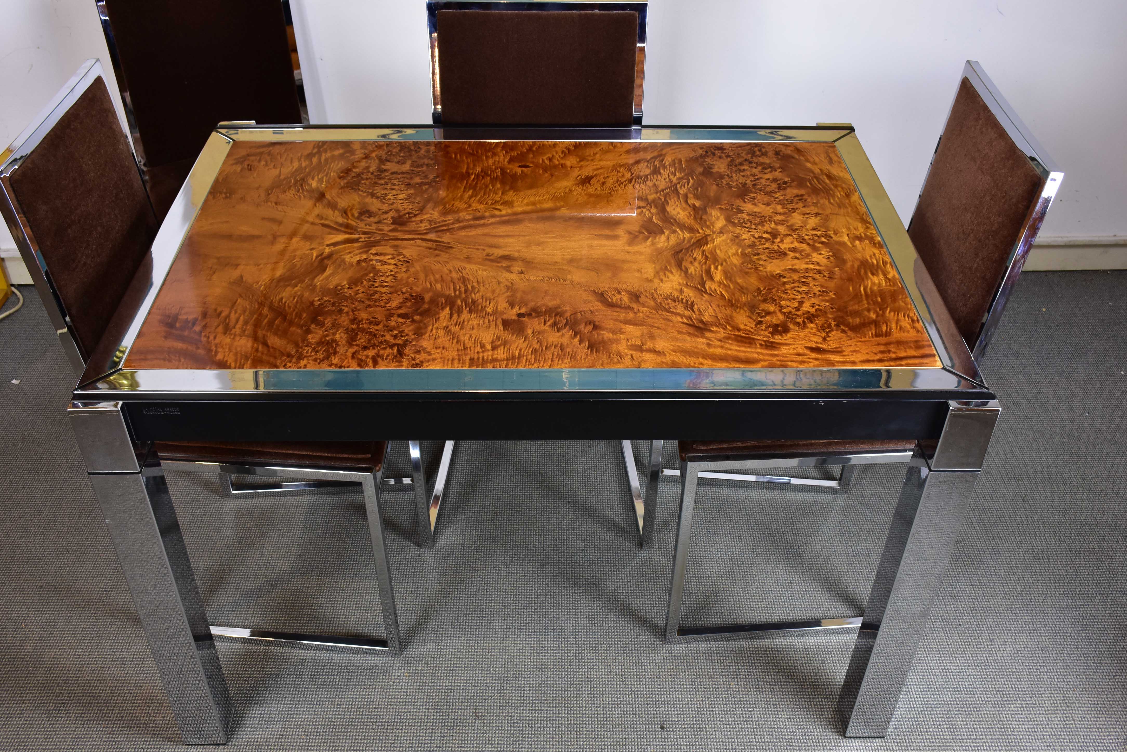 Willy Rizzo extendable dining table