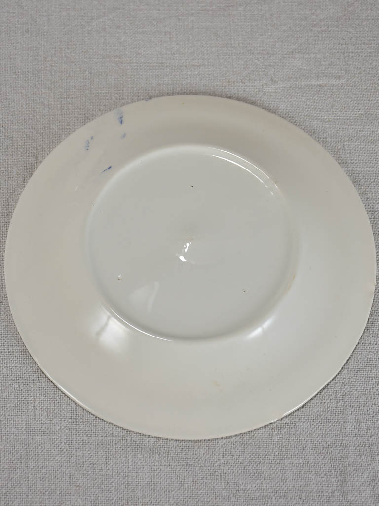 Artistic distressed ceramic side plates