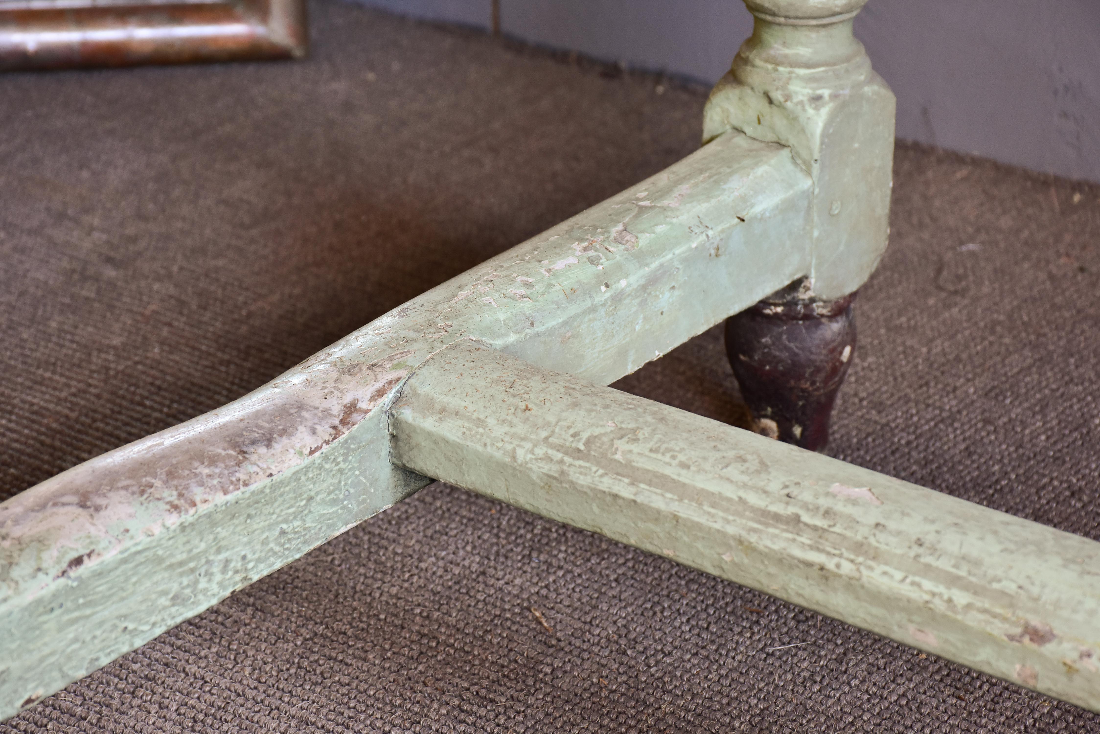 Rustic Italian square table from a servery