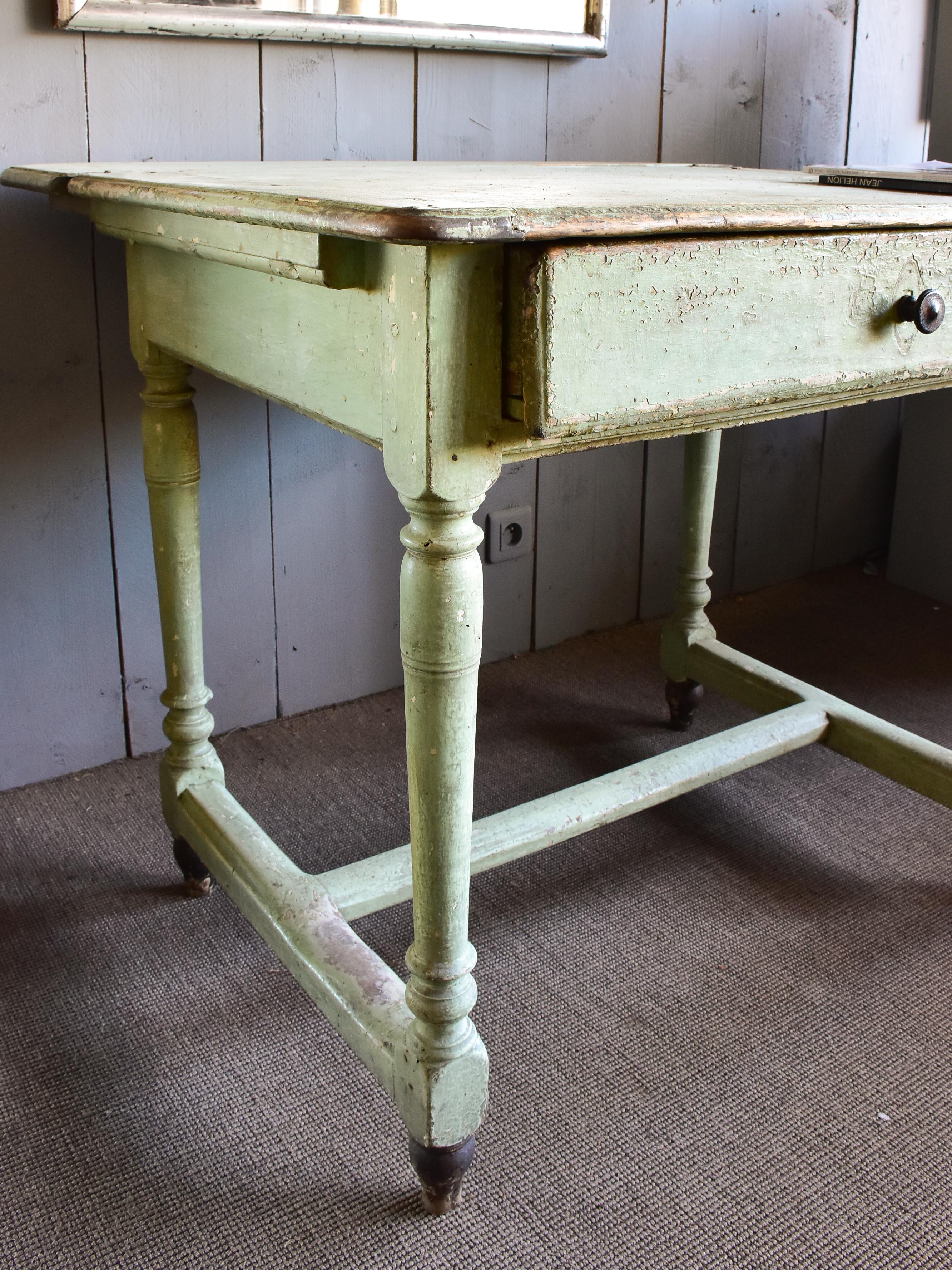 Rustic Italian square table from a servery