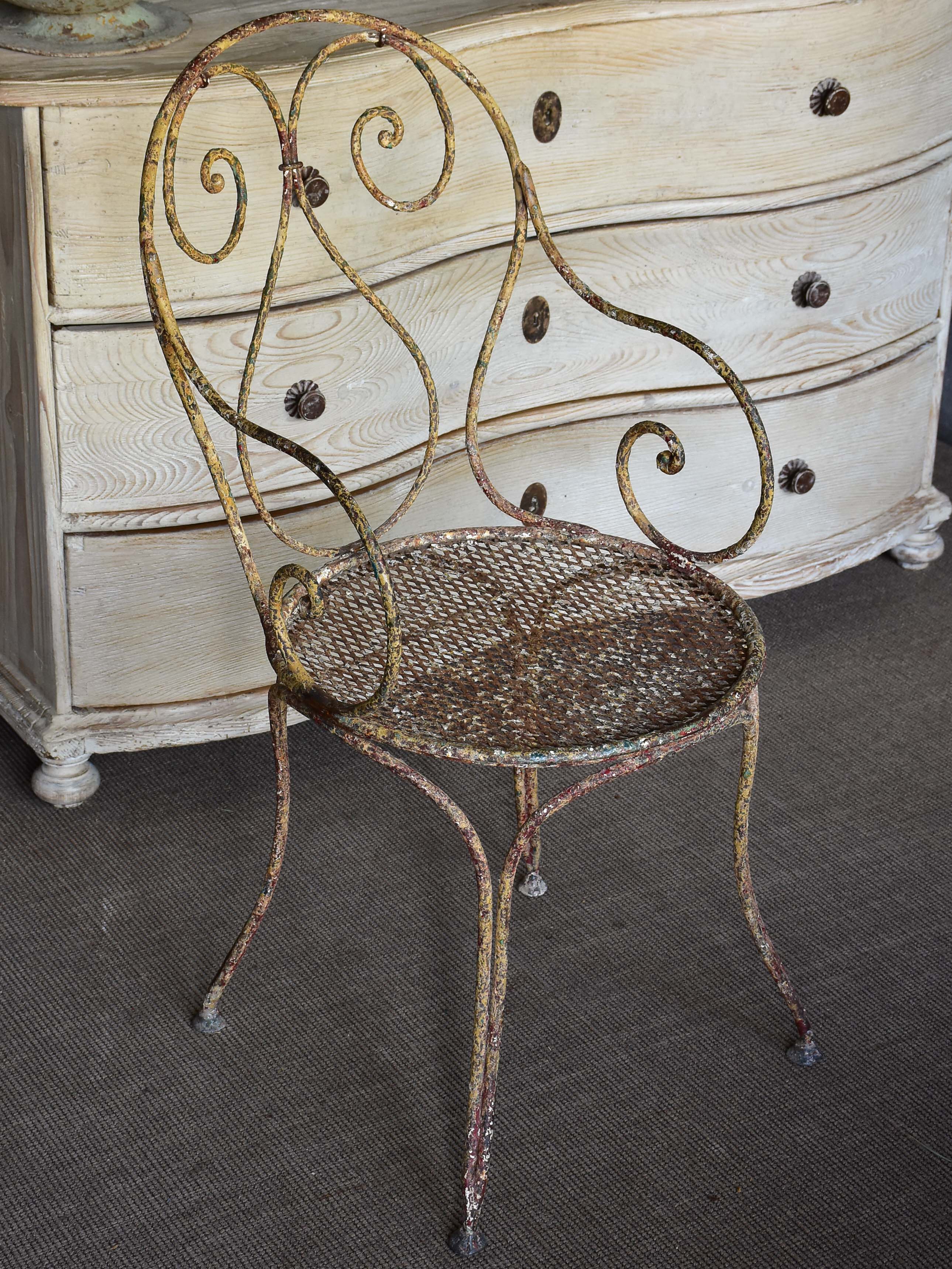 Romantic French garden armchair