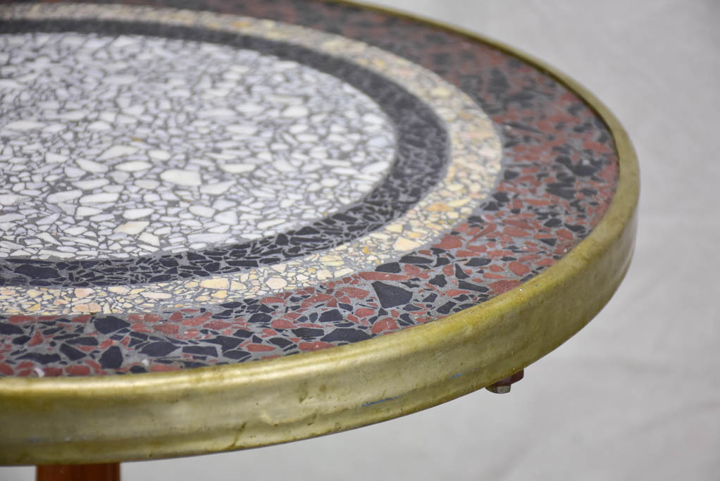 Early twentieth century mosaic bistro table