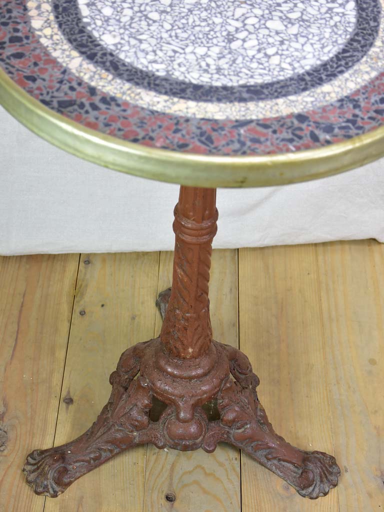 Early twentieth century mosaic bistro table