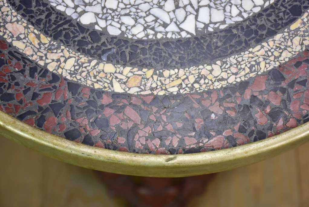 Early twentieth century mosaic bistro table