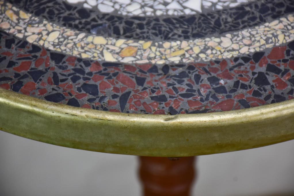 Early twentieth century mosaic bistro table