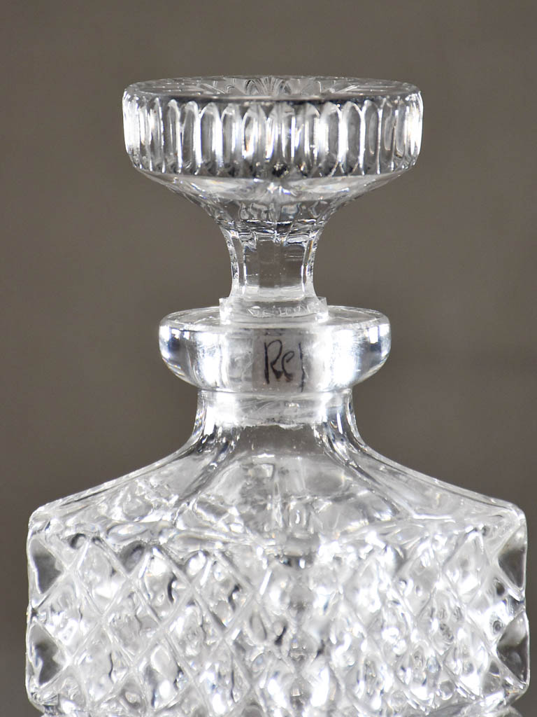 Mid century Crystal whisky decanter