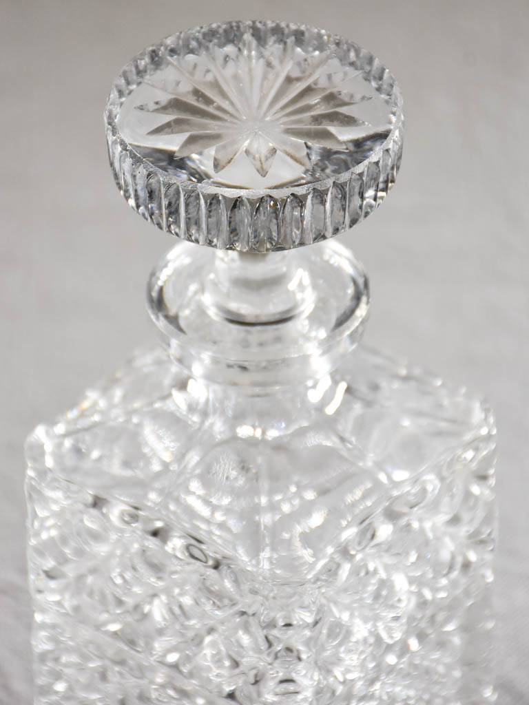 Mid century Crystal whisky decanter