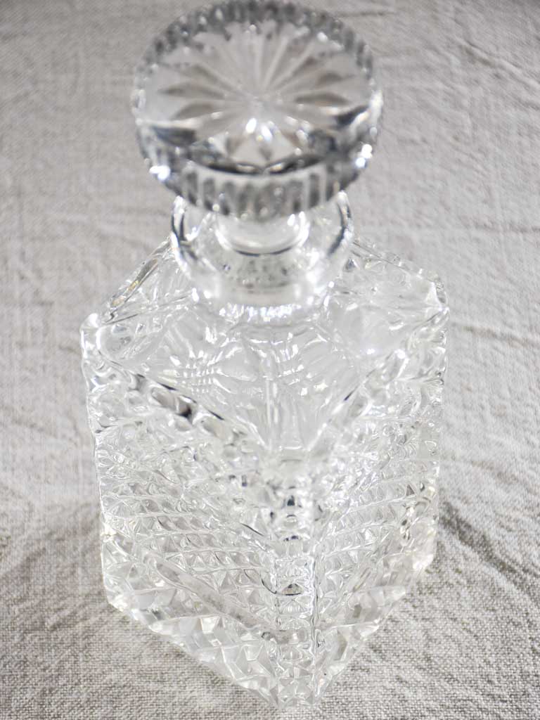 Mid century Crystal whisky decanter