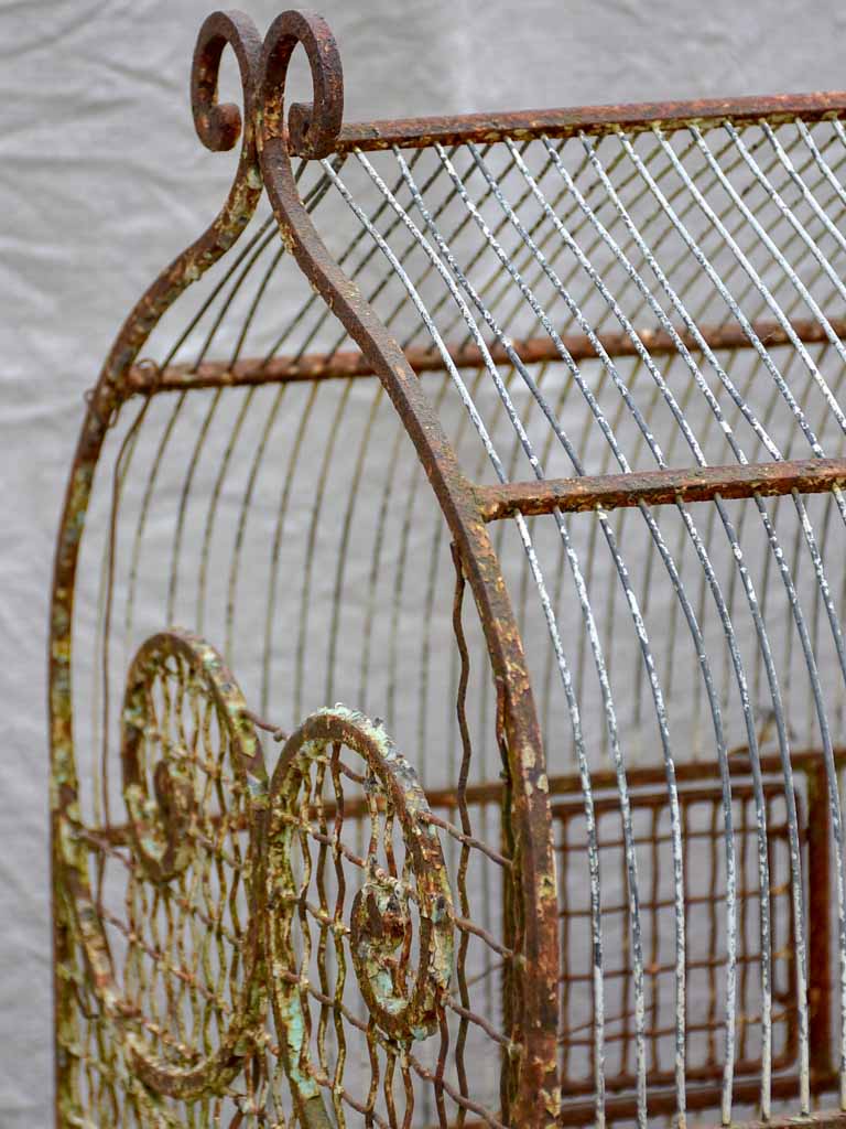 Very large antique French birdcage