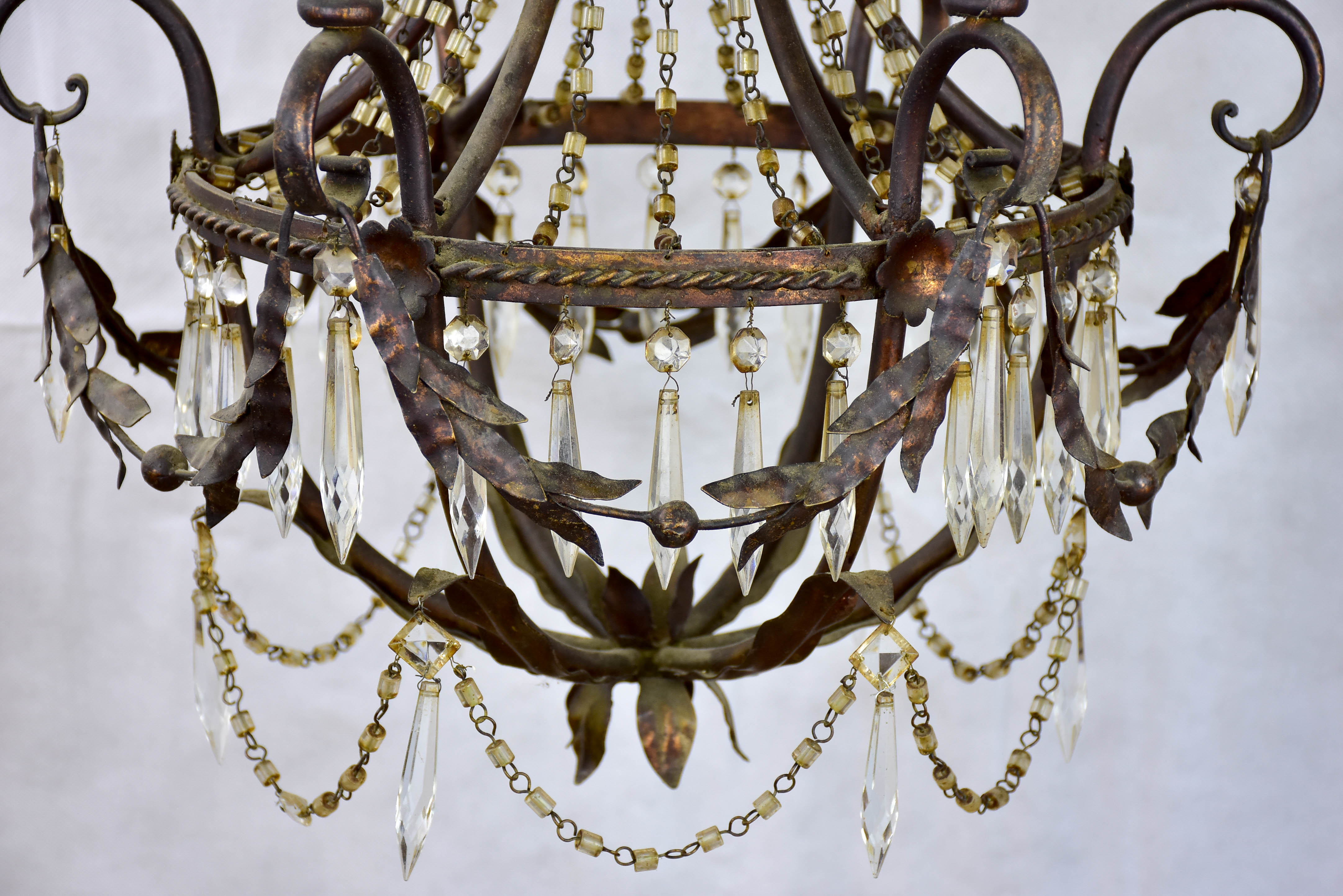 Vintage Italian Chandelier with six lights