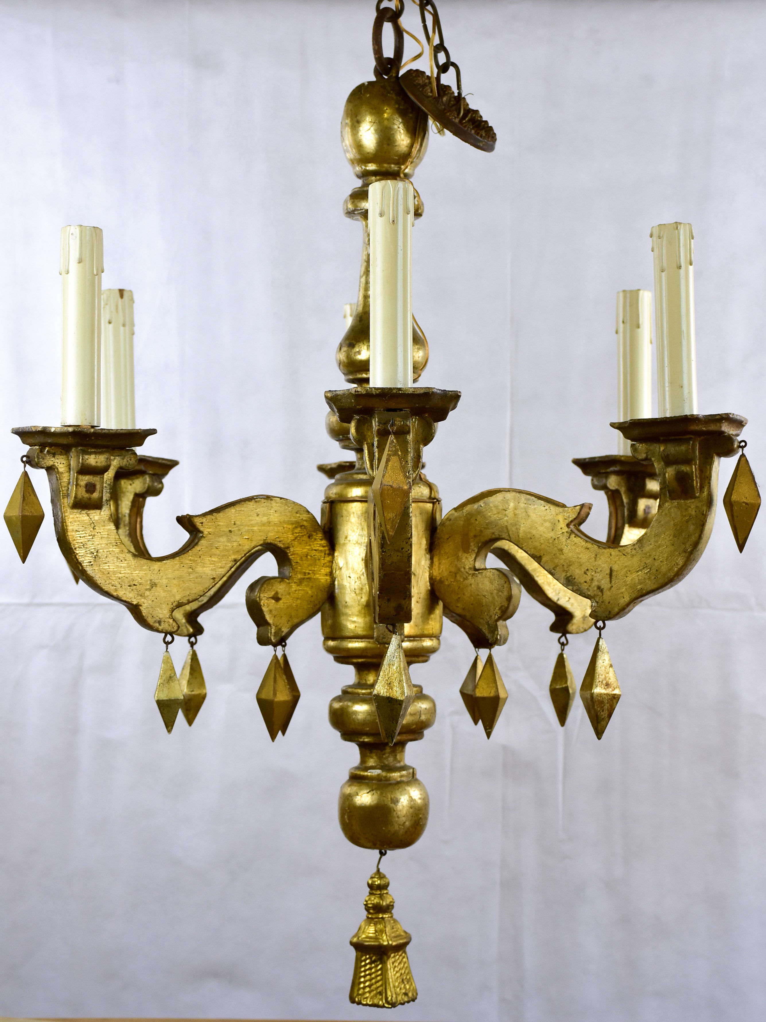 18th Century Italian chandelier - gold finish