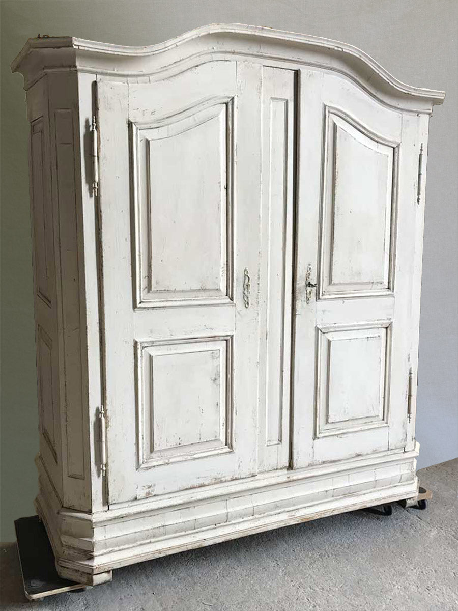 Antique French walnut Armoire from Alsace with original hardware 83½" x 67"