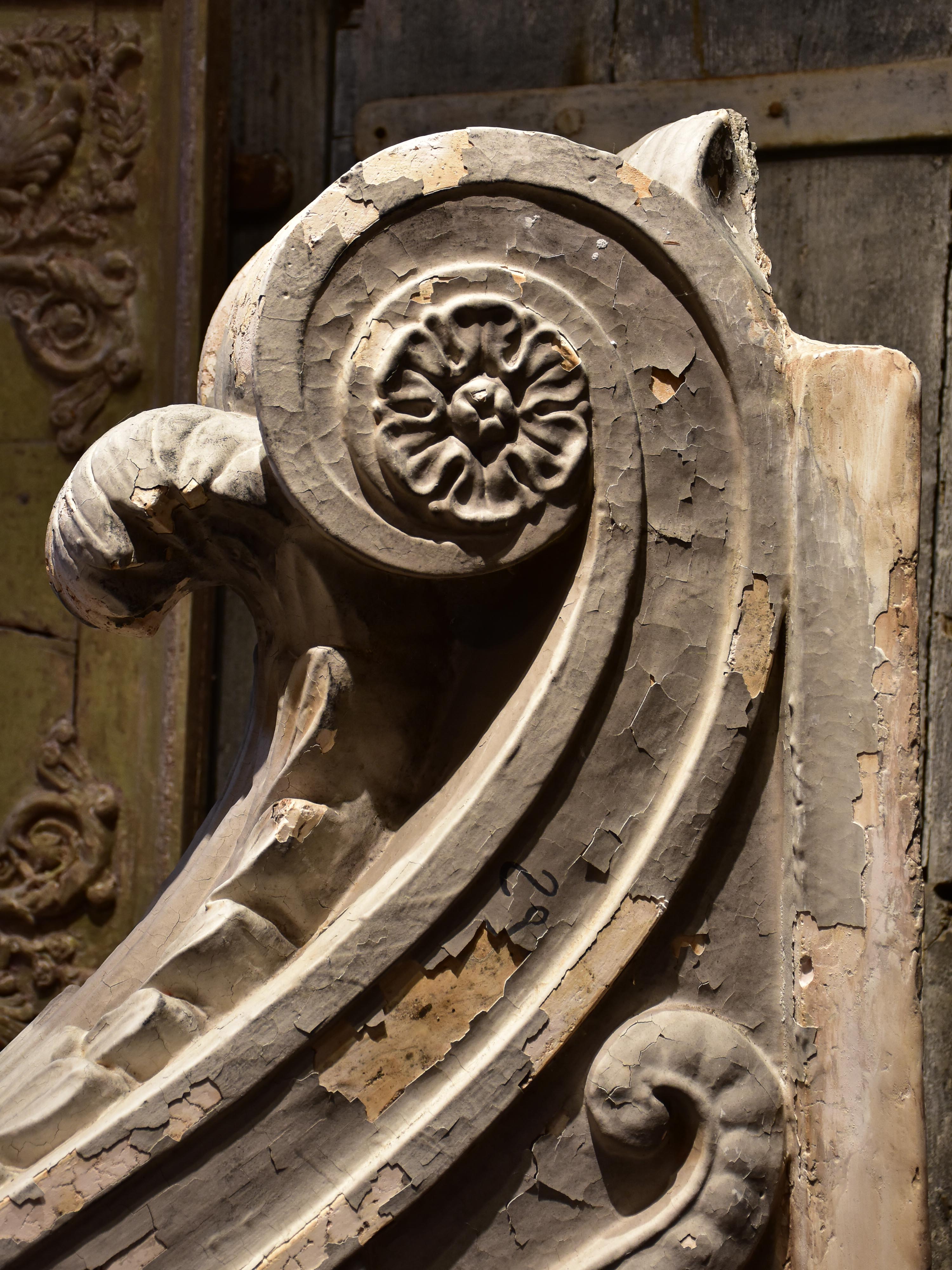 Two large French corbels from the late 18th century