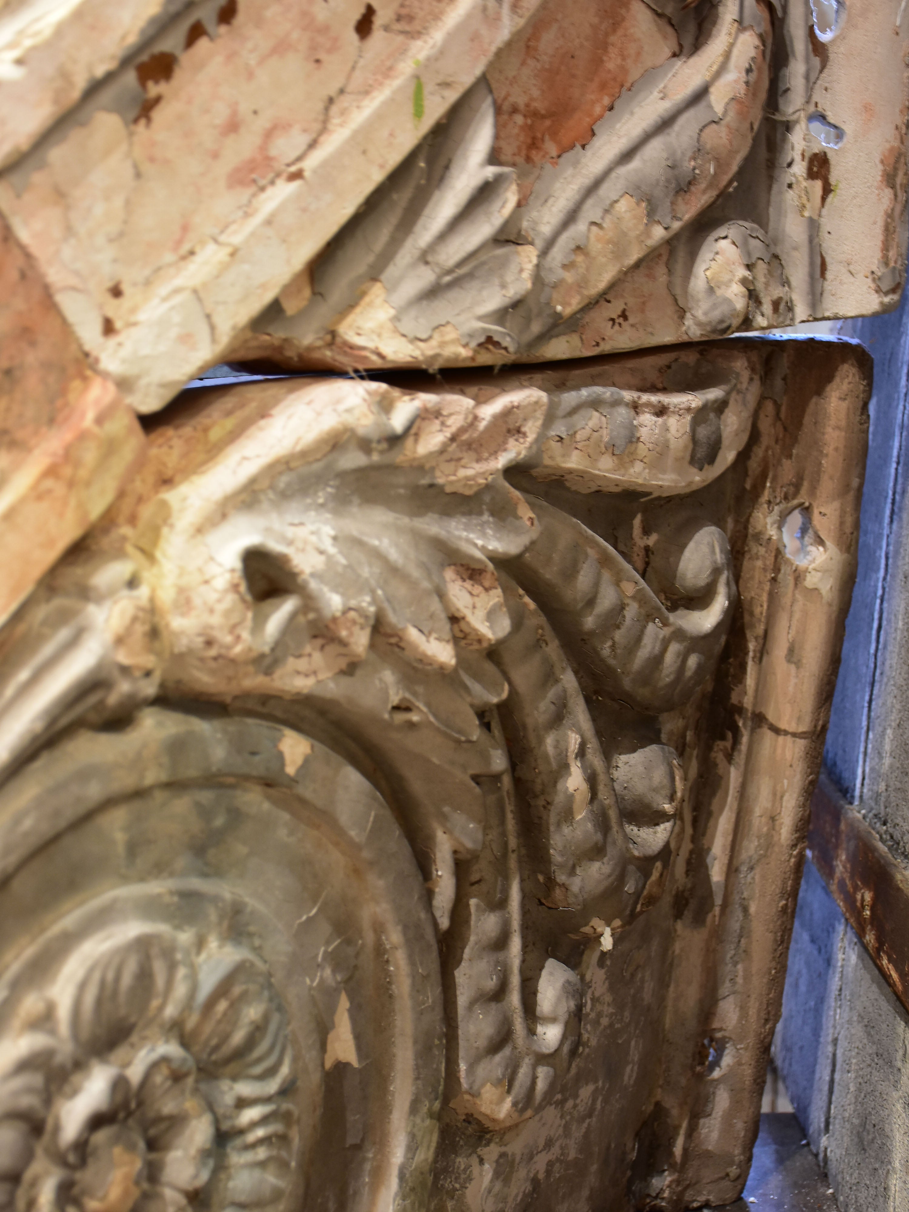 Two large French corbels from the late 18th century