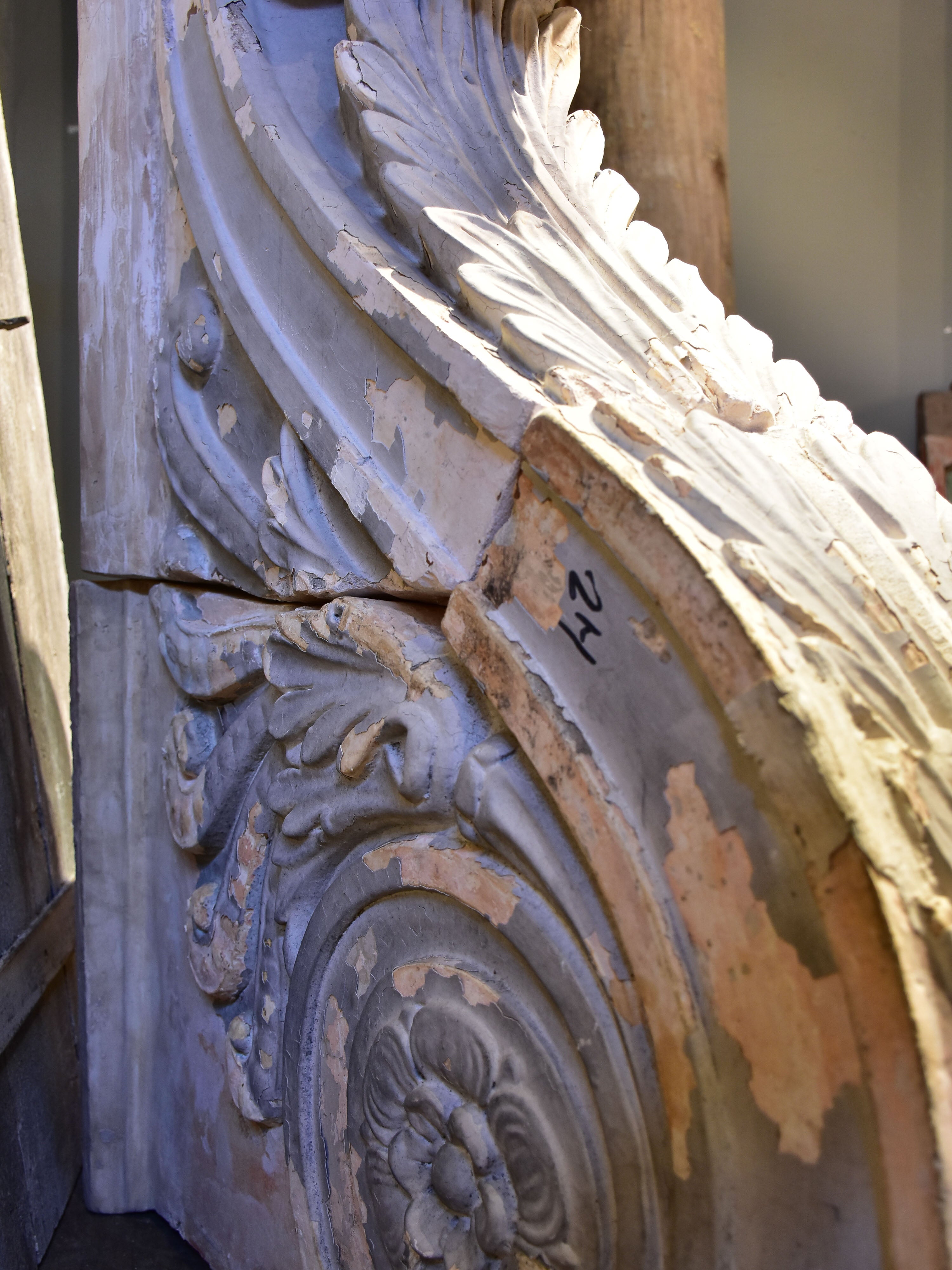 Two large French corbels from the late 18th century