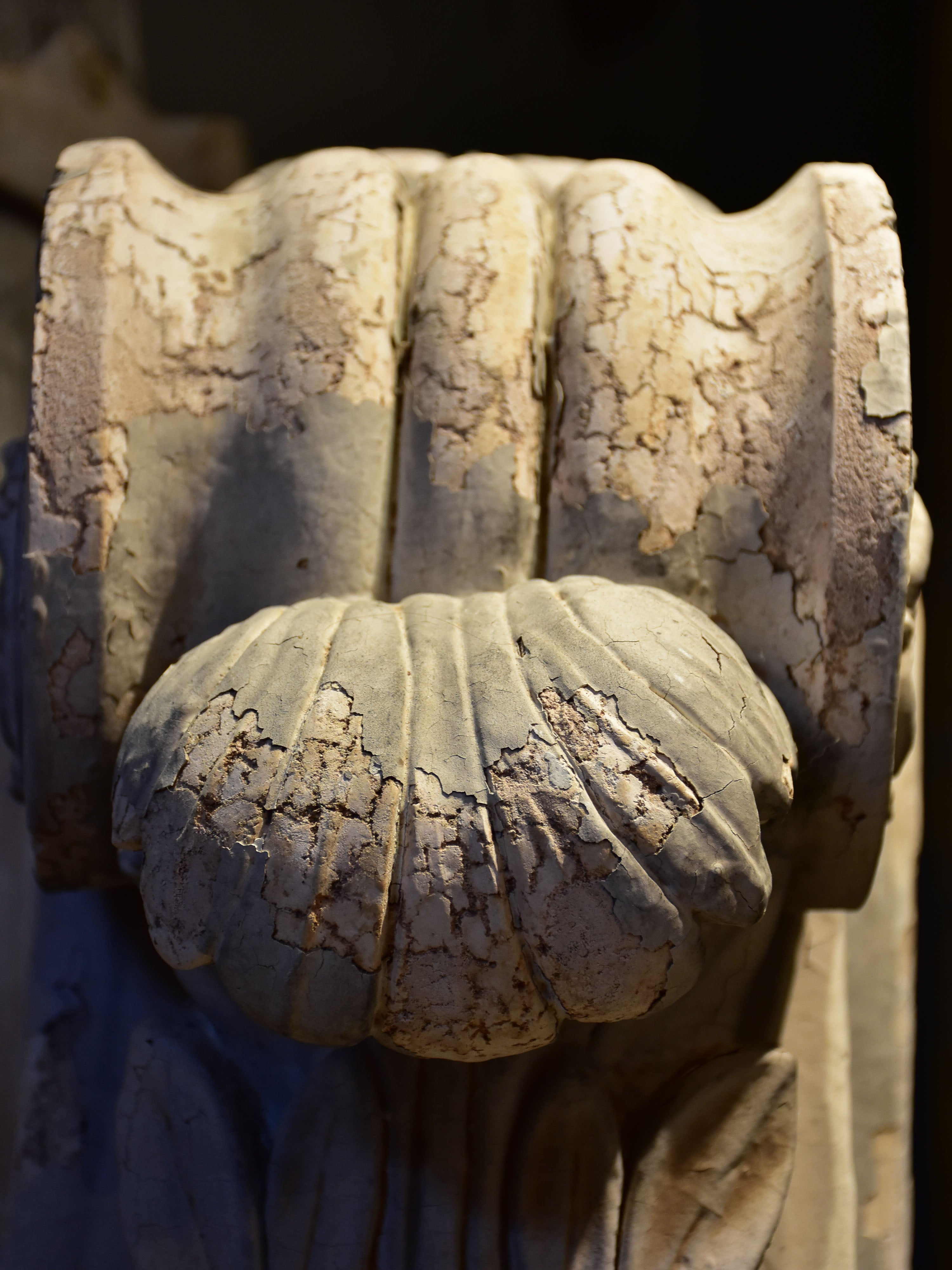 Two large French corbels from the late 18th century