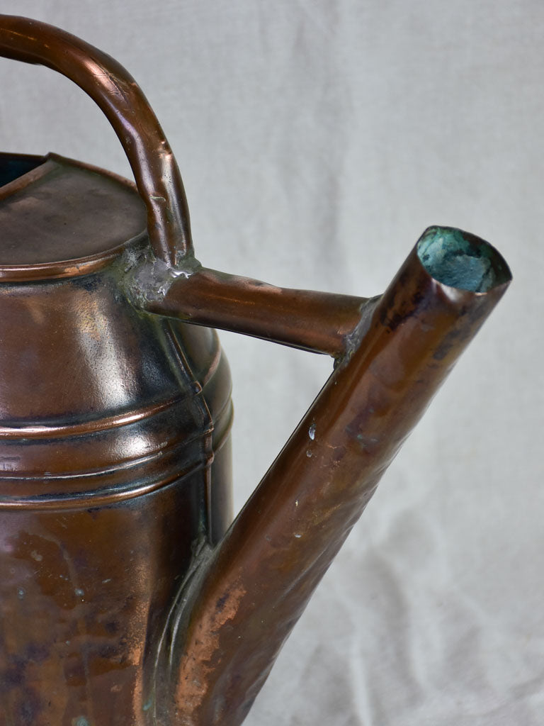 19th Century French copper watering can