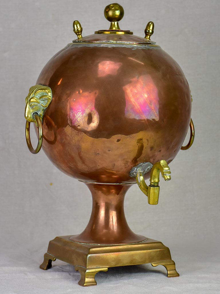 19th Century French copper water fountain