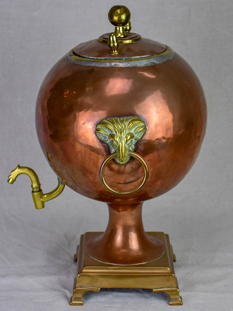 19th Century French copper water fountain