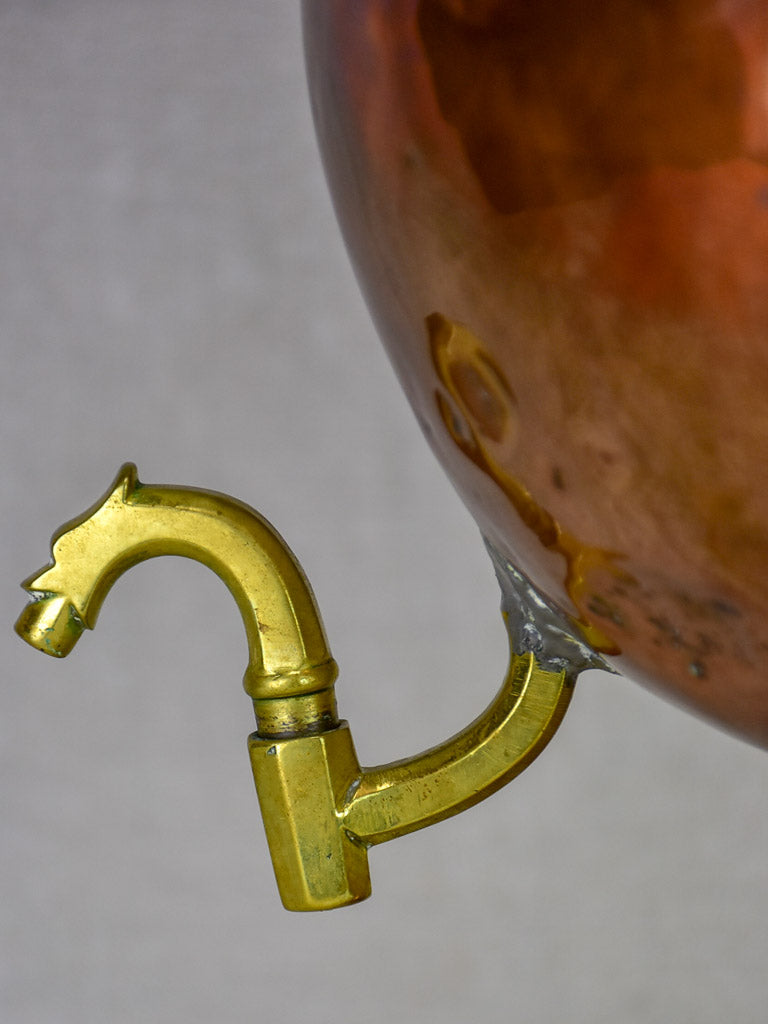 19th Century French copper water fountain