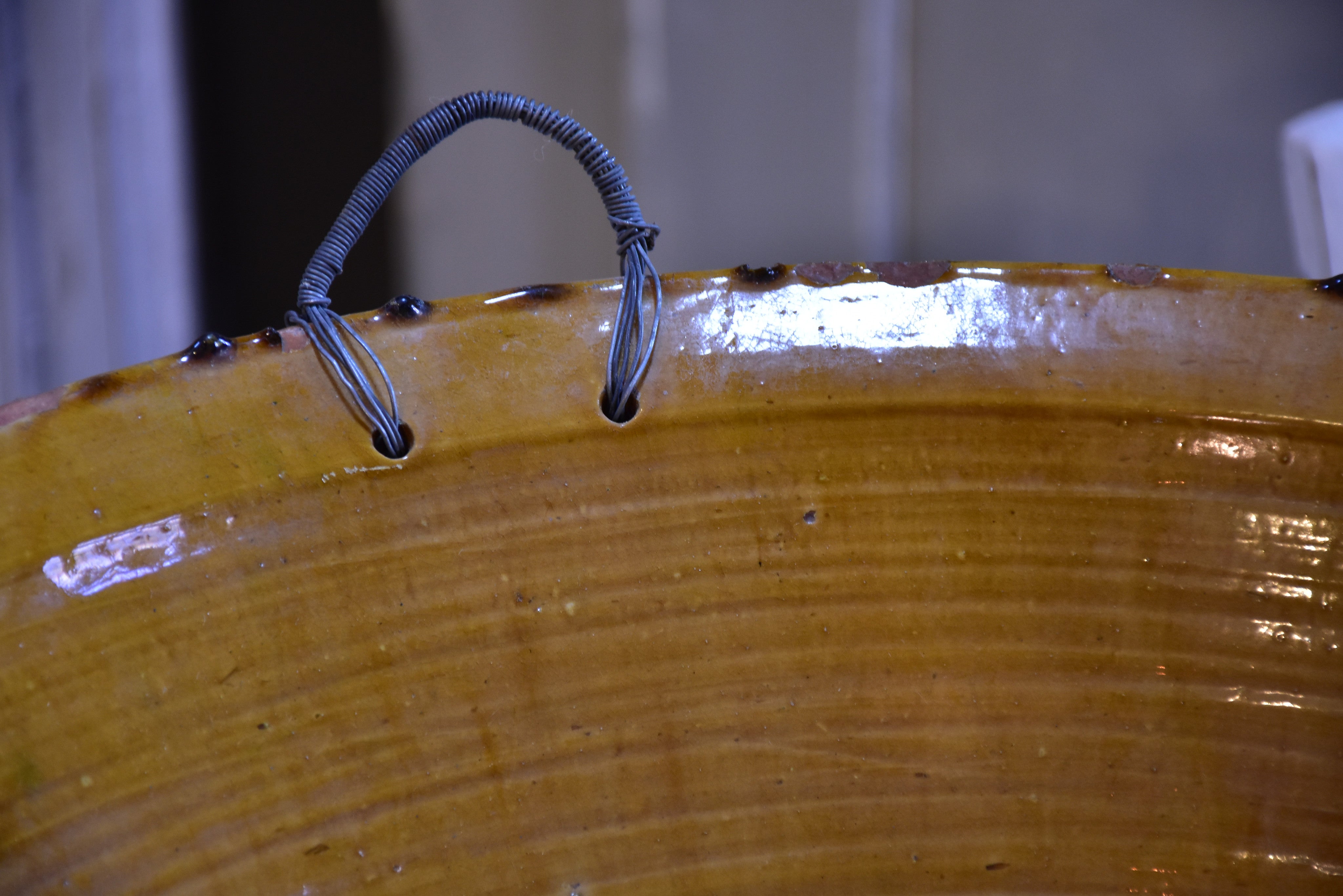 Giant Provençal ceramic bowl - early 20th century