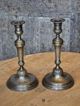 Pair of antique French candlesticks