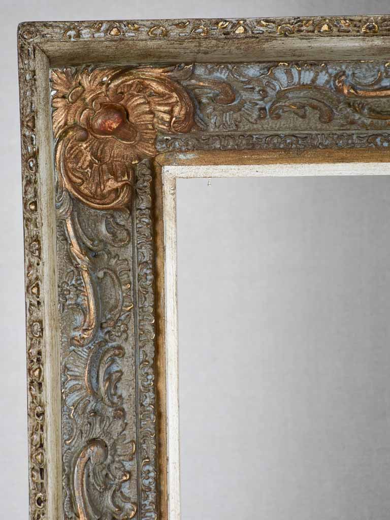 Frame, sage and gold patina 14¼" x  17¾" inside