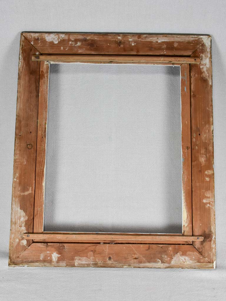 Frame, sage and gold patina 14¼" x  17¾" inside