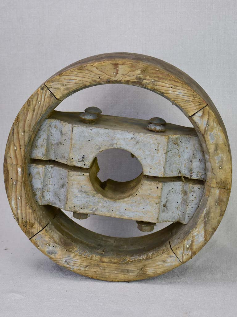 Reserved for AB Collection of 5 rustic wooden agricultural machinery elements - 19th century 10¾" - 19¾"