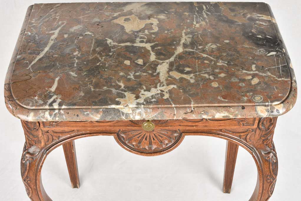 18th century Regency period marble console table 27¼"