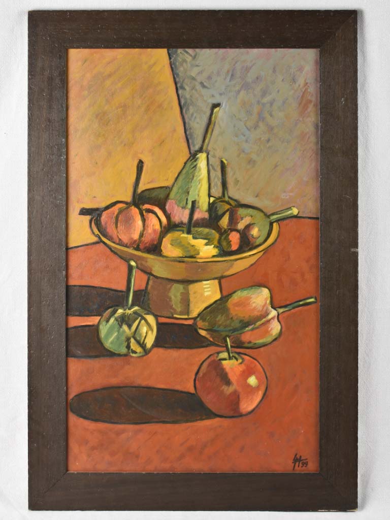 Very large modern still life - fruit bowl 40¼" x 26¾"