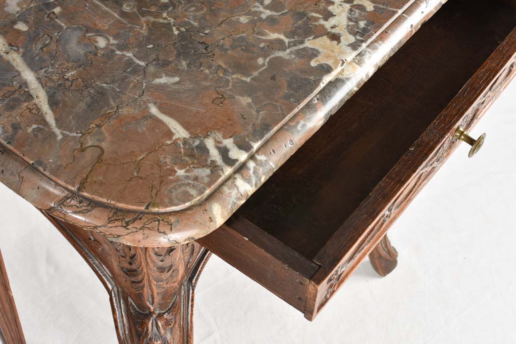 18th century Regency period marble console table 27¼"