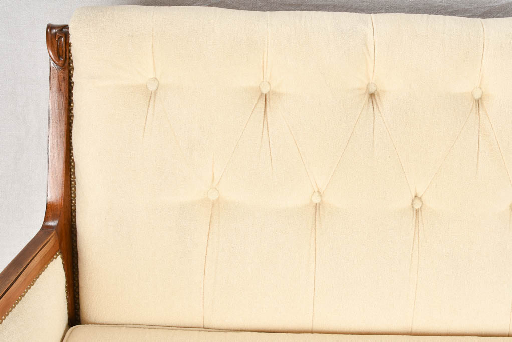 Inviting Beige Antique Sofa