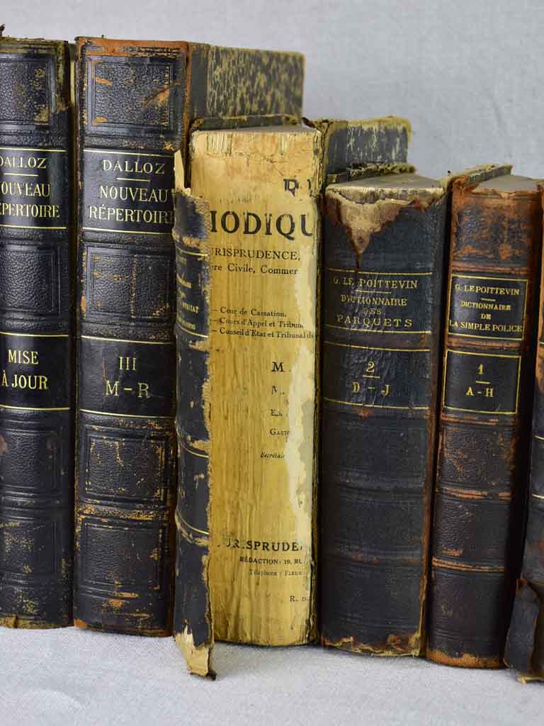 Collection of 7 French books from the early - mid-20th century