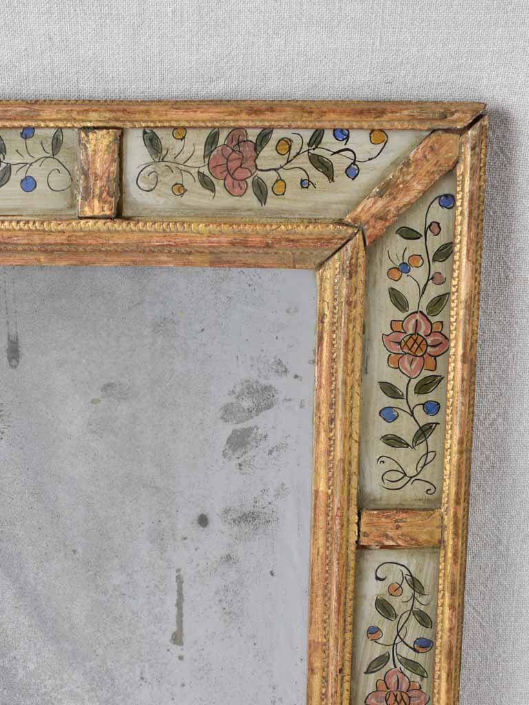 19th century Fixé Sous Verre 13½" x 15"