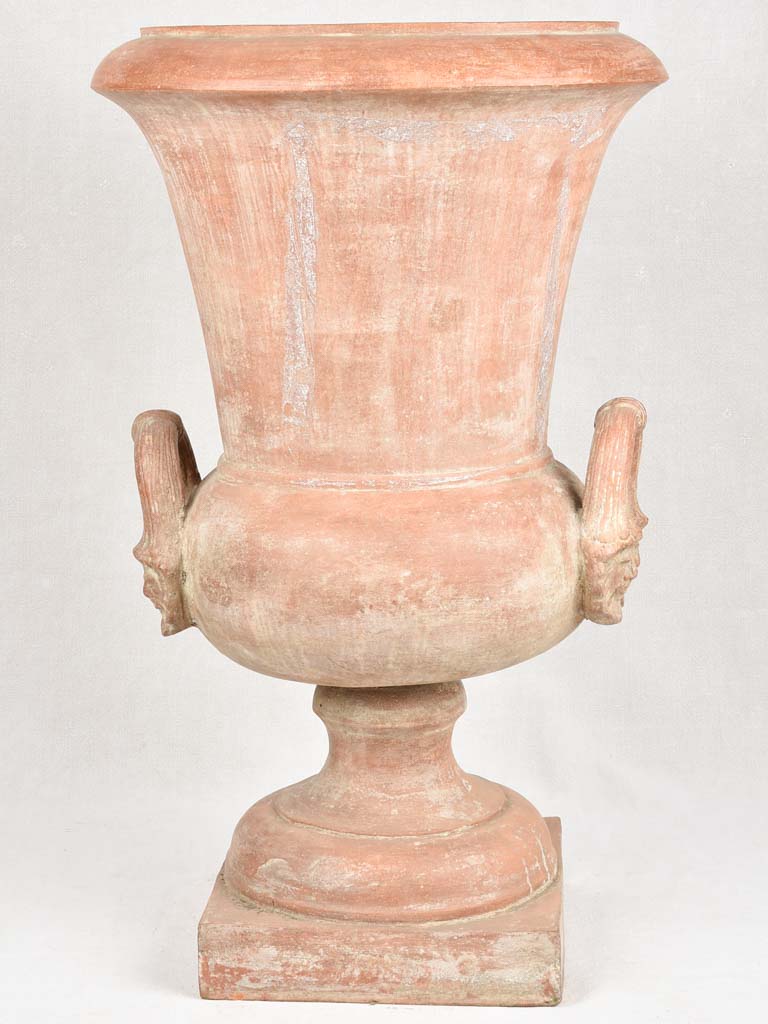 Very large terracotta Medici vase 35"