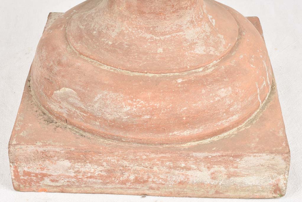 Very large terracotta Medici vase 35"