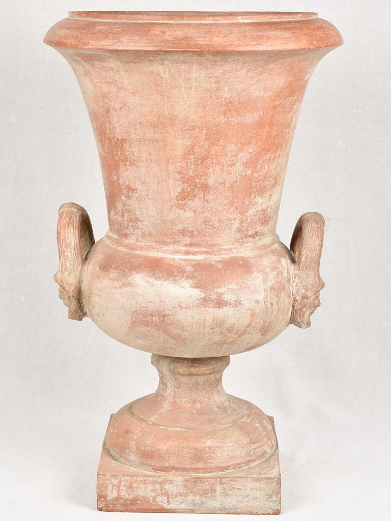 Very large terracotta Medici vase 35"